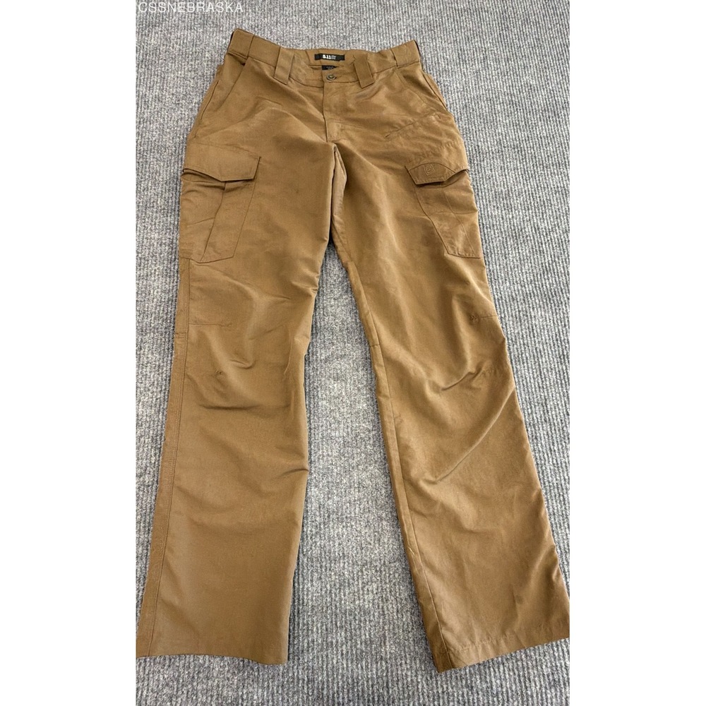 5.11 Tactical Brown Mens Cargo Pants Taclite Pro Ripstop Utility Workwear -32x34